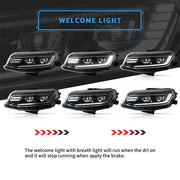 VLAND LED Headlights & Tail Lights For Chevrolet Camaro 2016-2018 (Fit For American Models) VLAND Factory