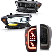 VLAND LED Headlights & Tail Lights For Toyota Tacoma 2016-2023 VLAND Factory