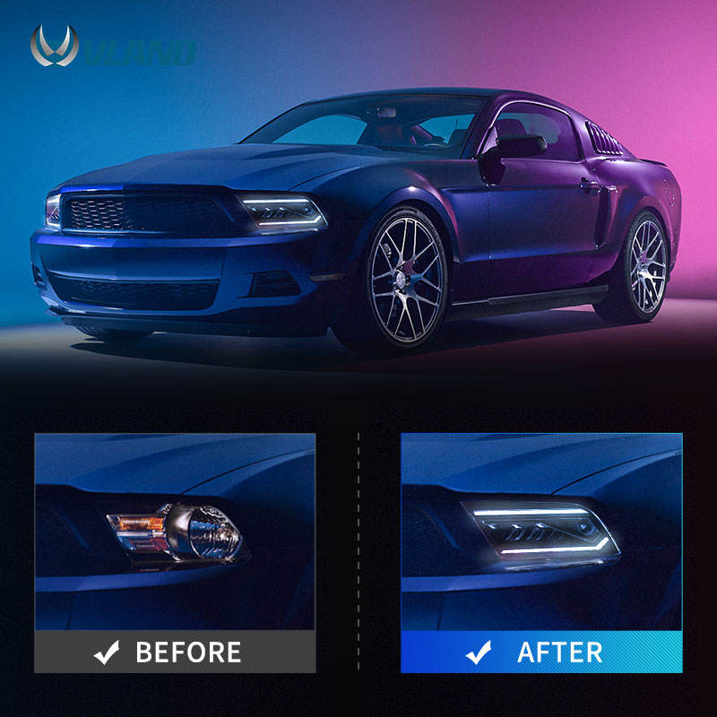 VLAND LED Projector Headlight for Ford Mustang 2005-2009 VLAND Factory