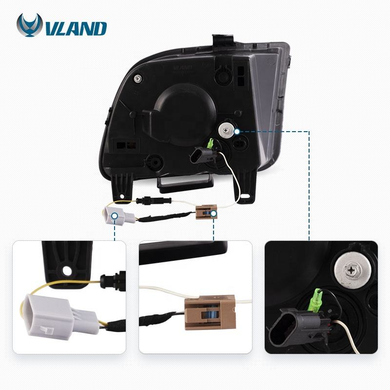 VLAND LED Projector Headlight for Ford Mustang 2005-2009 VLAND Factory