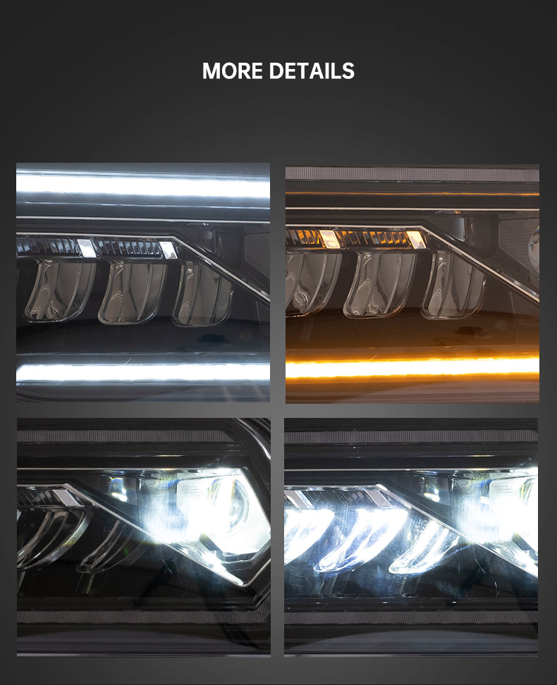 VLAND LED Projector Headlight for Ford Mustang 2005-2009 VLAND Factory