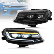 VLAND LED Projector Headlights For Chevrolet / Chevy Camaro LT SS RS ZL LS 2016-2018 VLAND Factory