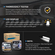 VLAND LED Projector Headlights For Chevrolet Silverado 1500 2016-2018 VLAND Factory