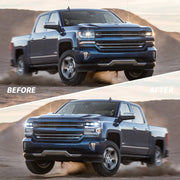 VLAND LED Projector Headlights For Chevrolet Silverado 1500 2016-2018 VLAND Factory