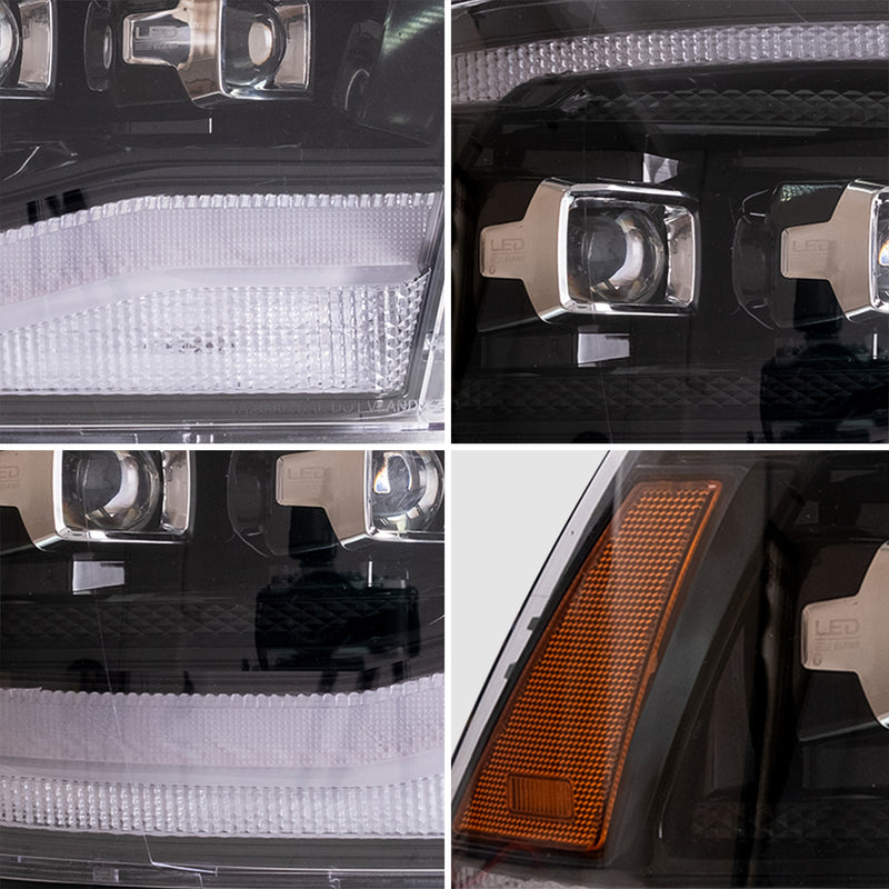VLAND LED Projector Headlights For Dodge Ram 1500/2500/3500 2009-2018/Ram 1500 Classic 2019-2021 VLAND Factory
