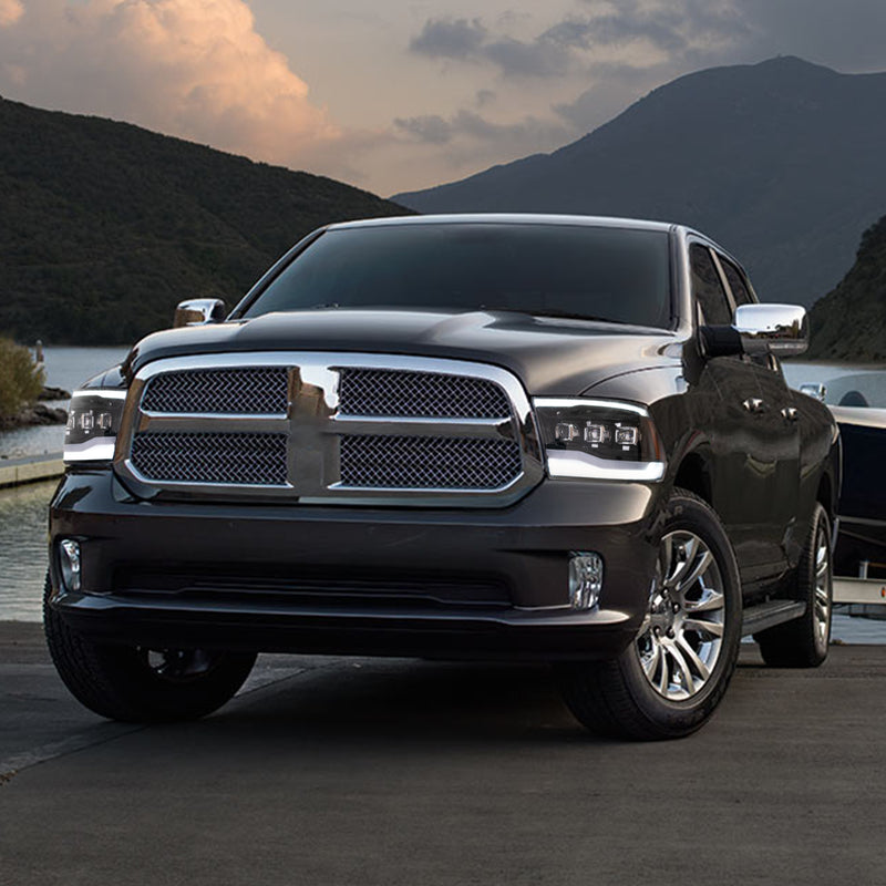 VLAND LED Projector Headlights For Dodge Ram 1500/2500/3500 2009-2018/Ram 1500 Classic 2019-2021 VLAND Factory