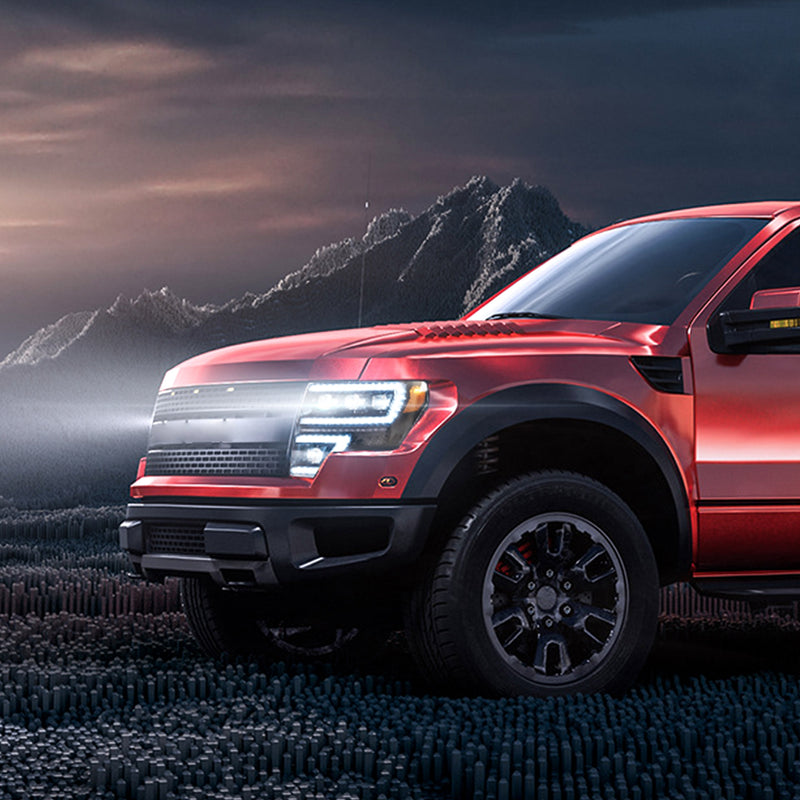 VLAND LED Projector Headlights For Ford F150 Pickup 2009-2014 VLAND Factory