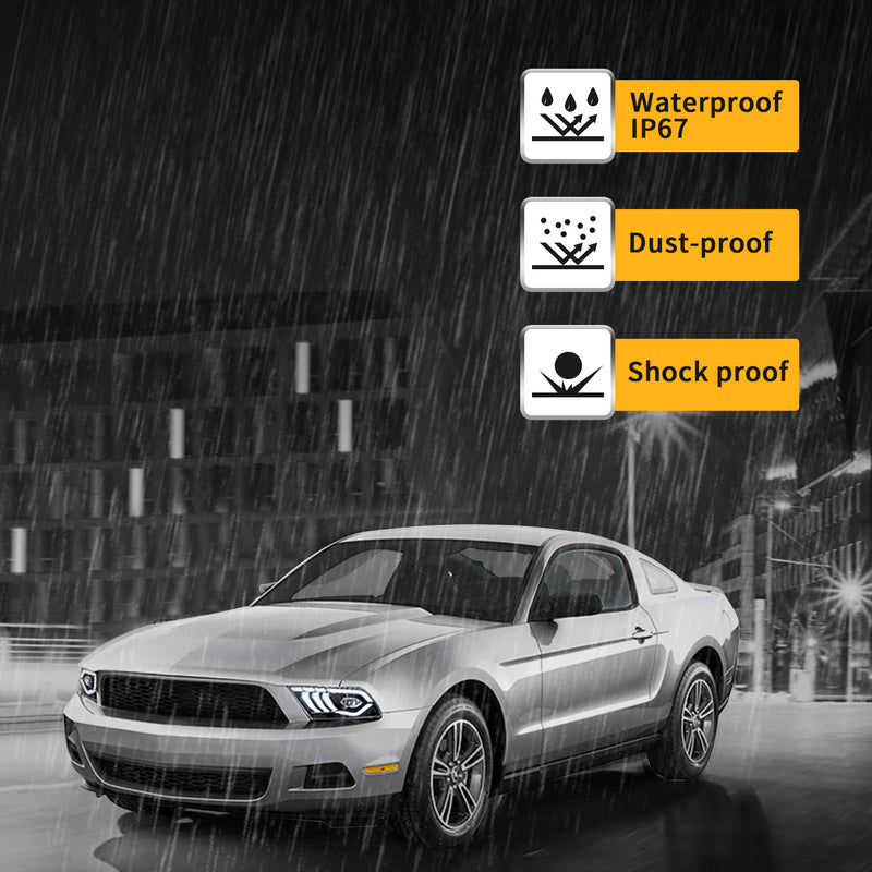 VLAND LED Projector Headlights For Ford Mustang 2010-2014 VLAND Factory