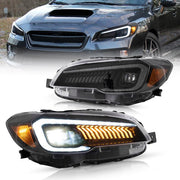 VLAND LED Projector Headlights For Subaru WRX 2015-2021 WRX STI 2015-2017 With Start-Up Animation VLAND Factory