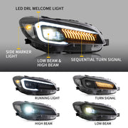 VLAND LED Projector Headlights & Tail Lights For Subaru WRX 2015-2021 WRX STI 2015-2017 VLAND Factory