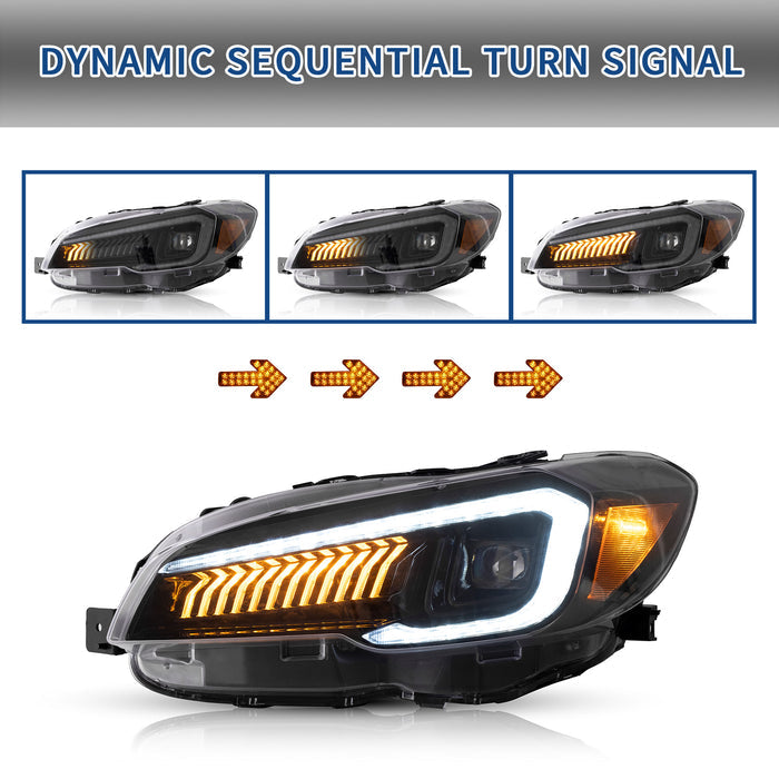 VLAND LED Projector Headlights & Tail Lights For Subaru WRX 2015-2021 WRX STI 2015-2017 VLAND Factory