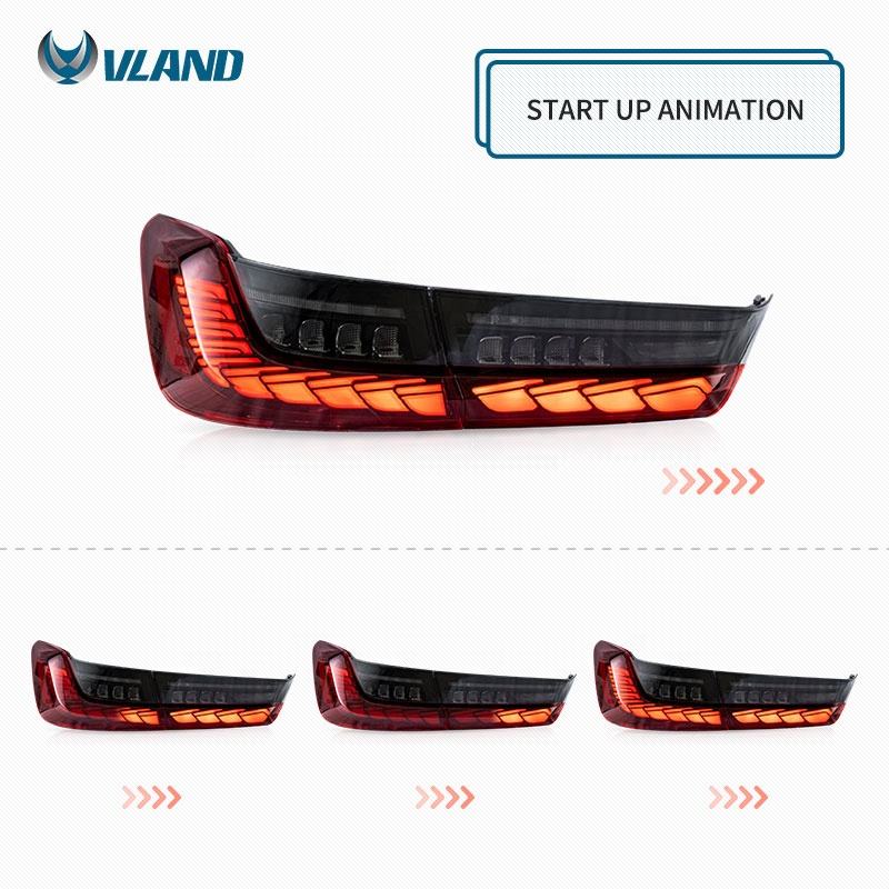VLAND LED Tail Lights For BMW 3 Series G20 2019-2022 (US Model) VLAND Factory