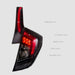 VLAND LED Tail Lights For Honda Fit / Jazz (GK5) 2014-2020 VLAND Factory