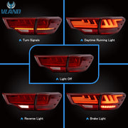 VLAND LED Tail Lights For Toyota Highlander 2014-2019 w/Sequential Signal Dynamic Mode Start-up Animation VLAND Factory