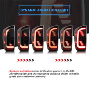 VLAND LED Tail Llights For Toyota Tacoma 2016-2023 with Sequential Indicators Turn Signals VLAND Factory