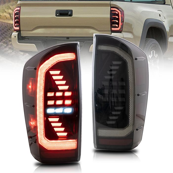 VLAND LED Tail Llights For Toyota Tacoma 2016-2023 with Sequential Indicators Turn Signals VLAND Factory