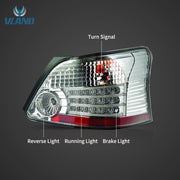 VLAND LED Taillights For Toyota Yaris / Vios / Belta Sedan Hatchback 2007-2012 (Second Generation / 2nd Gen XP90) (MOQ of 100 Sets) VLAND Factory