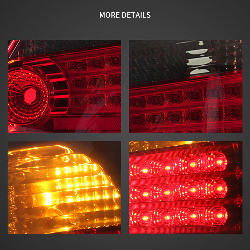 VLAND LED Taillights For Toyota Yaris / Vios / Belta Sedan Hatchback 2007-2012 (Second Generation / 2nd Gen XP90) (MOQ of 100 Sets) VLAND Factory