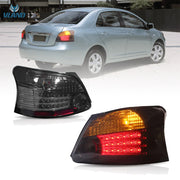 VLAND LED Taillights For Toyota Yaris / Vios / Belta Sedan Hatchback 2007-2012 (Second Generation / 2nd Gen XP90) (MOQ of 100 Sets) VLAND Factory