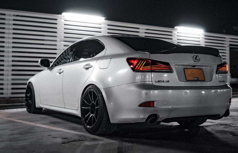 VLAND LED Taillights for Lexus IS250 IS350 2006-2012 IS200d IS F 2008-2014 Sequential Indicator Startup Animation VLAND Factory