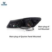 VLAND LED Taillights for Lexus IS250 IS350 2006-2012 IS200d IS F 2008-2014 Sequential Indicator Startup Animation VLAND Factory