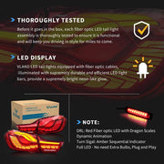 VLAND OLED Tail Lights Compatible with BMW M4 F82 F83 F32 F33 F36 Coupe/Convertible 2014-2020 VLAND Factory