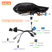 VLAND OLED Tail Lights Compatible with BMW M4 F82 F83 F32 F33 F36 Coupe/Convertible 2014-2020 VLAND Factory