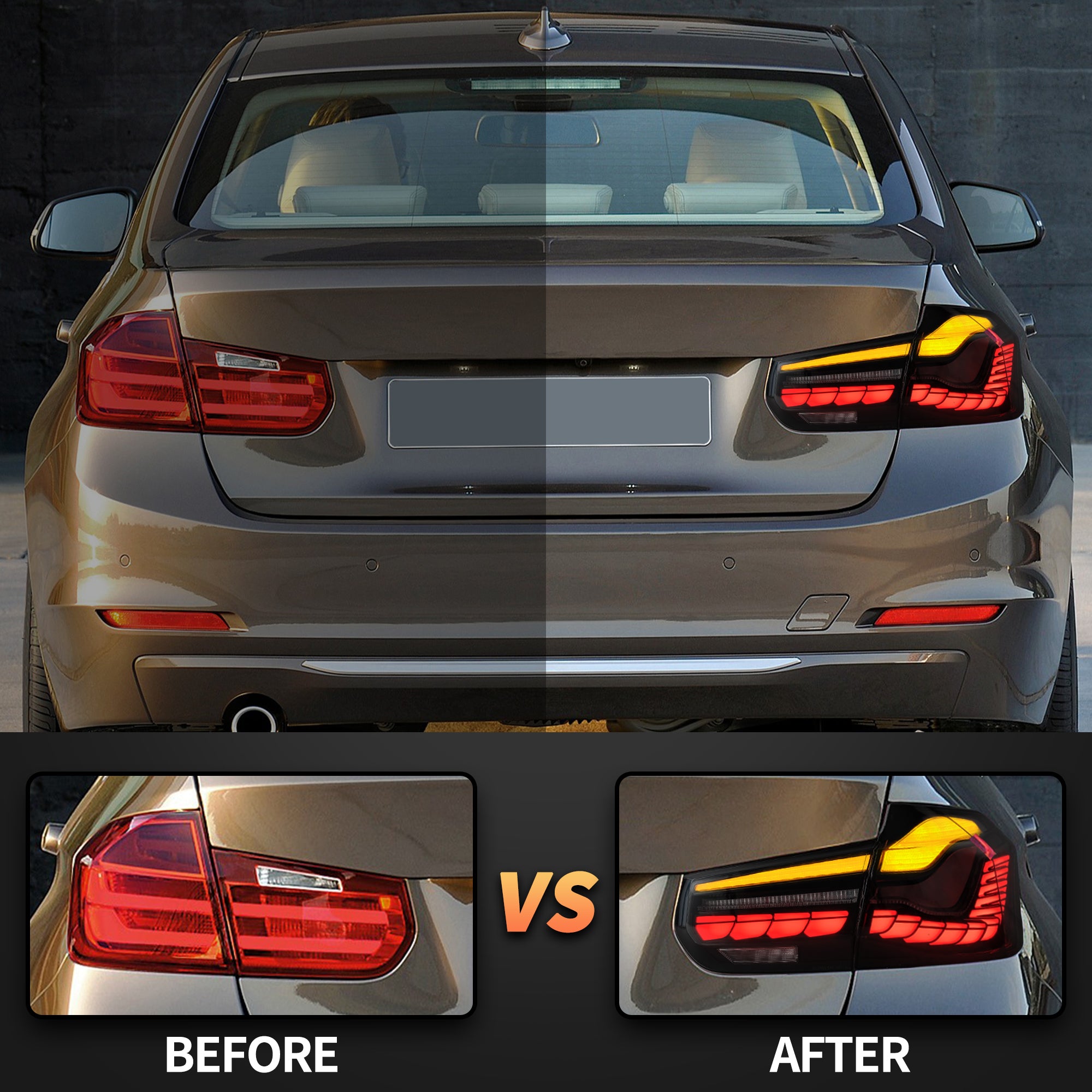 12-19 BMW 3-Series F30/F35/F80 6th Gen Sedan VLAND OLED Tail