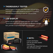 VLAND OLED Taillights Compatible for BMW 5 series F10 F18 M5 2010-2017 VLAND Factory