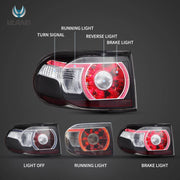 VLAND LED Tail Lights For Toyota FJ Cruiser 2007-2017