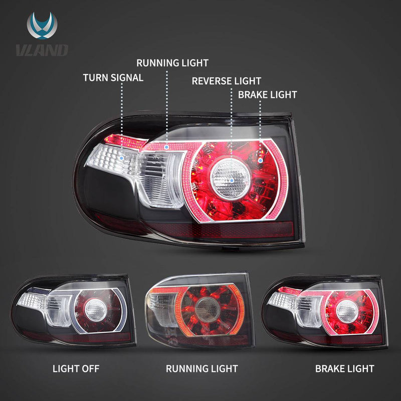 VLAND LED Tail Lights For Toyota FJ Cruiser 2007-2017