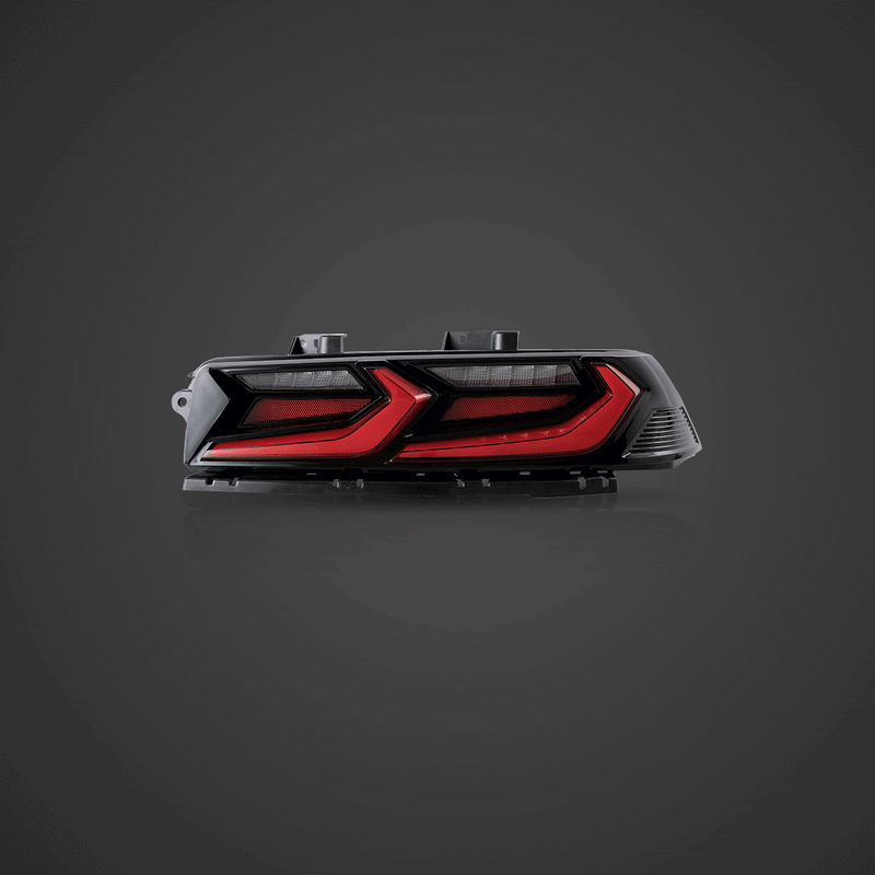 VLAND Factory Full LED Tail Lights Smoked for Chevrolet Camaro 2014-2015