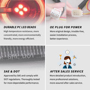 VLAND Tail Lights For Mazda 3 Axela Sedan 2019-2023 w/ Dynamic Welcome Lighting VLAND Factory