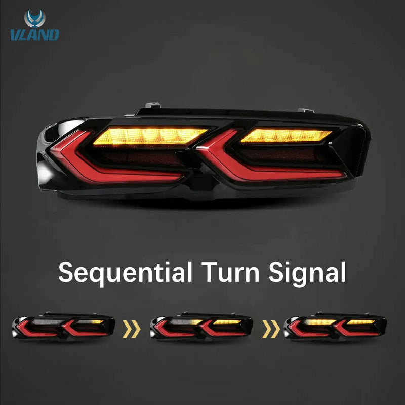 VLAND LED Headlights & Tail Lights For Chevrolet Chevy Camaro SS 1SS 2SS 2019-2024