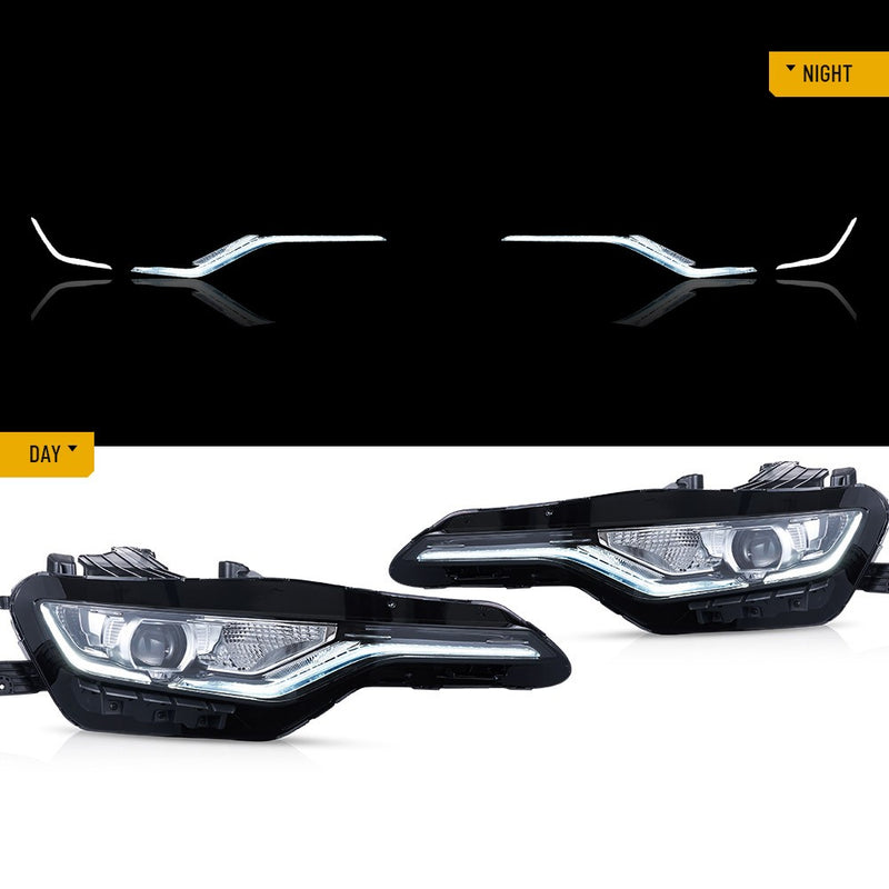 VLAND LED Dual Beam Headlights For Chevrolet / Chevy Camaro SS 1SS 2SS 2018-2024