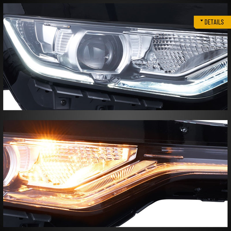 VLAND LED Dual Beam Headlights For Chevrolet / Chevy Camaro SS 1SS 2SS 2018-2024