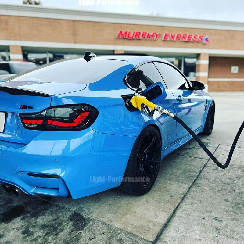 VLAND LED Smoked Clear Tail Lights Compatible with BMW M4(F82 F83) 4-Series (F32 F33 F36) 2014-2020