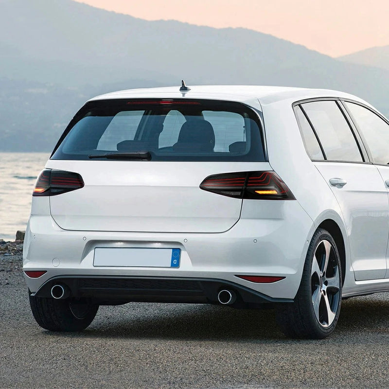 VLAND LED Tail Lights For 2015-17 Volkswagen VW Golf7 MK7 MK7.5 Latest Style w/Sequential Indicator