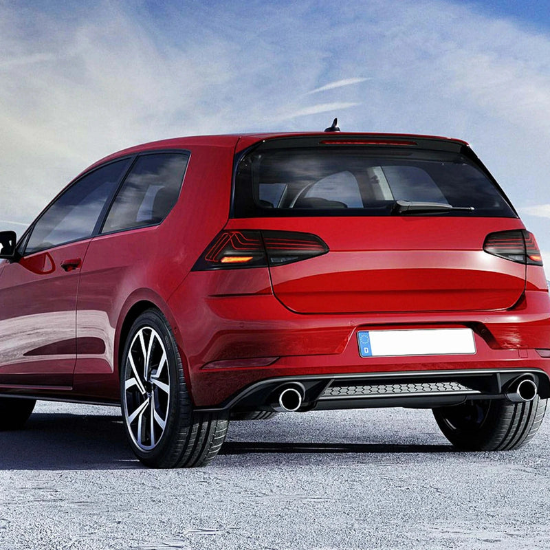 VLAND LED Tail Lights For 2015-17 Volkswagen VW Golf7 MK7 MK7.5 Latest Style w/Sequential Indicator