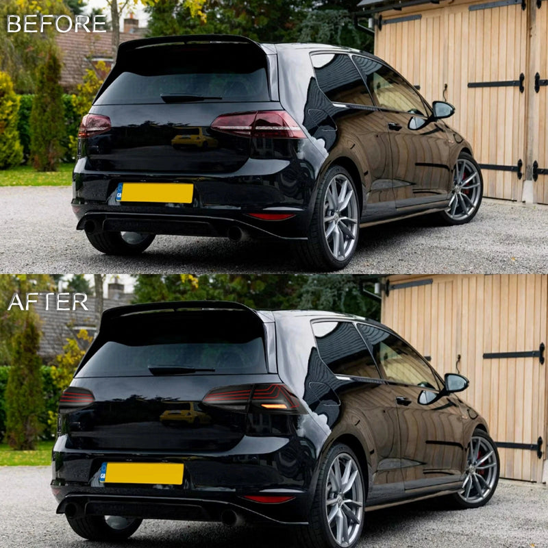 VLAND LED Tail Lights For 2015-17 Volkswagen VW Golf7 MK7 MK7.5 Latest Style w/Sequential Indicator