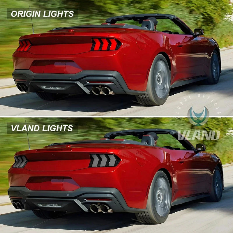 VLAND LED Tail Lights for Ford Mustang 2024-2026 S650 7th Gen [US Model]