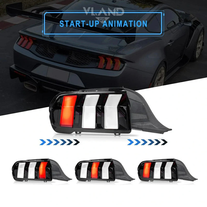VLAND LED Tail Lights for Ford Mustang 2024-2026 S650 7th Gen [US Model]