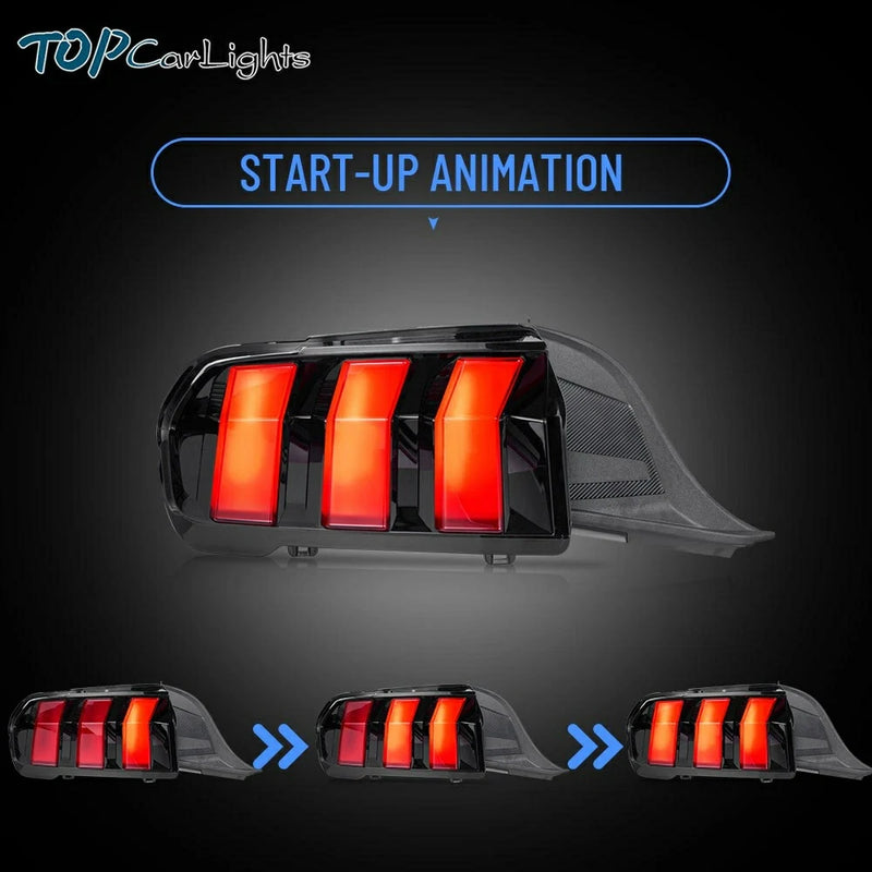 VLAND LED Tail Lights for Ford Mustang 2024-2026 S650 7th Gen [US Model]