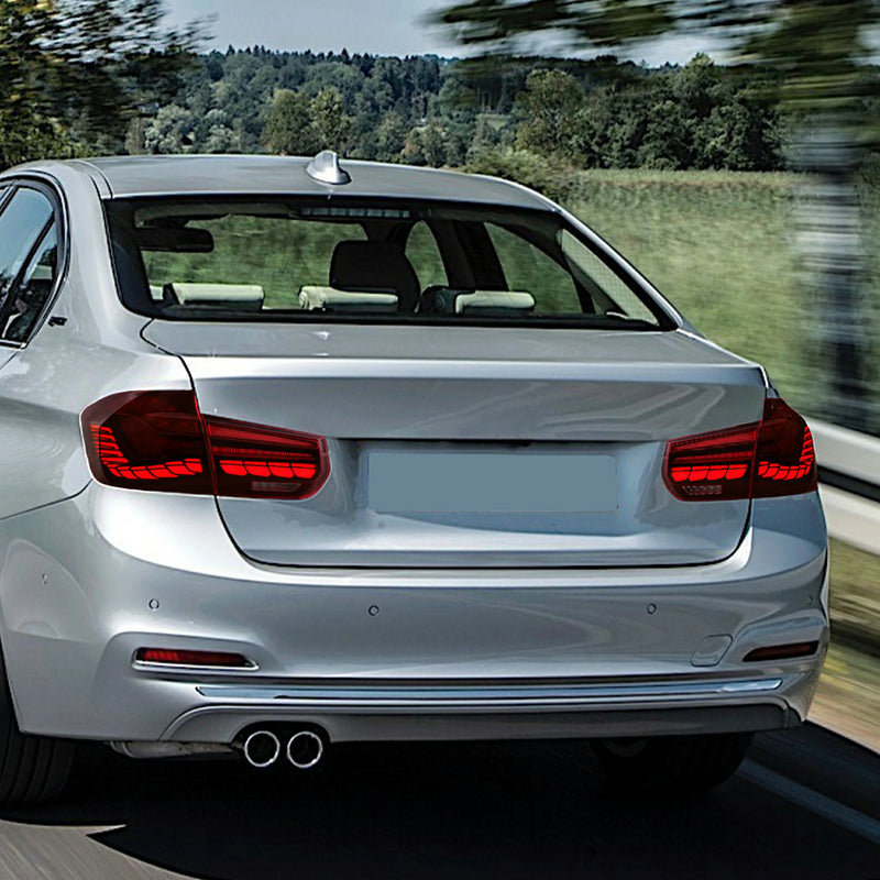 VLAND OLED Red Tail Lights for BMW 3-Series F30 F35 F80 6th Gen Sedan 2012-2019