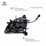 Vland LED Headlights For 08-23 Nissan GT-R R35