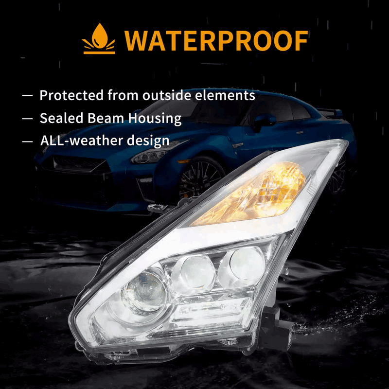 Vland LED Headlights For 08-23 Nissan GT-R R35