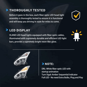 Vland LED Headlights For 08-23 Nissan GT-R R35