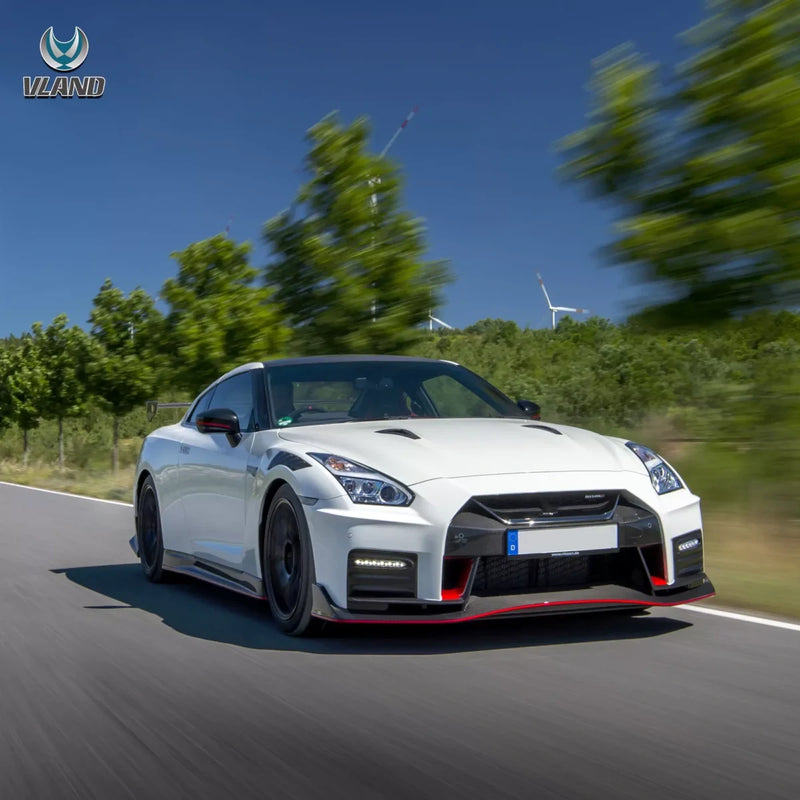 VLAND LED Headlights and Red Tail Lights FOR 08-23 NISSAN GT-R R35