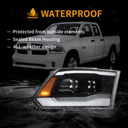 VLAND LED Projector Headlights For Dodge Ram 1500 / 2500 / 3500 2009-2018 Ram1500 Classic 2019-2021