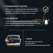 VLAND LED Projector Headlights For Dodge Ram 1500 / 2500 / 3500 2009-2018 Ram1500 Classic 2019-2021